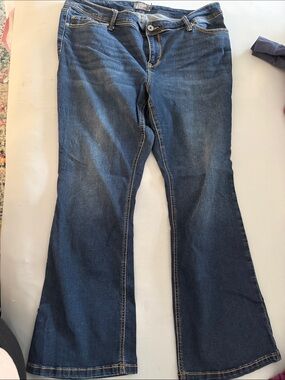 Women's Dark Blue Bootcut Jeans